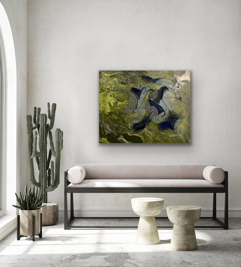 Original Abstract Painting by Caity Salamanca