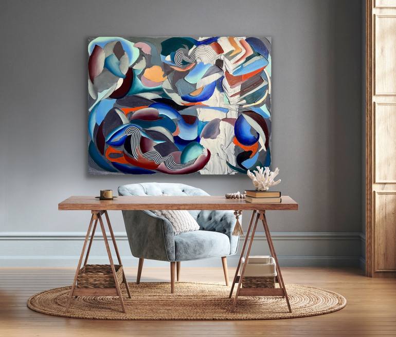 Original Abstract Painting by Caity Salamanca