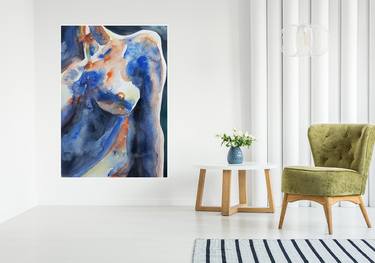 Original Abstract Nude Paintings by MADDY H