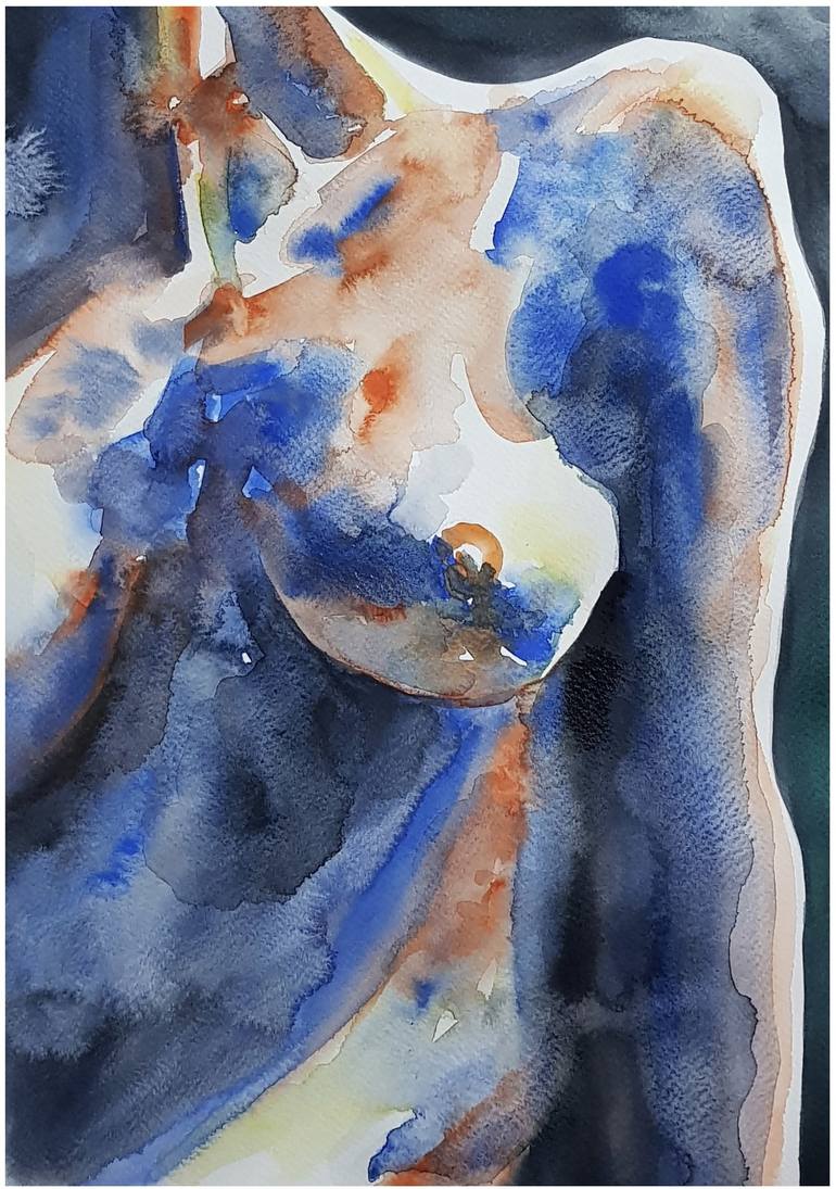 Original Nude Painting by MADDY H