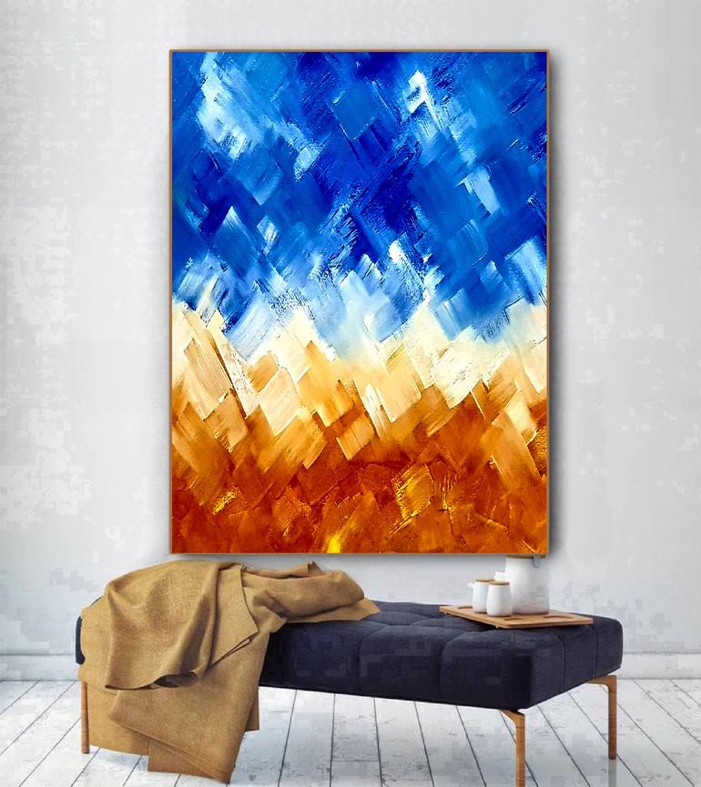 Original Abstract Expressionism Abstract Paintings by A Hooda