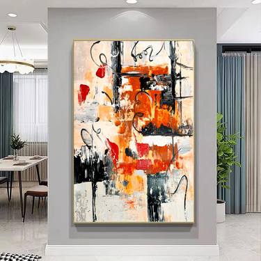 Original Art Deco Abstract Paintings by MADDY H