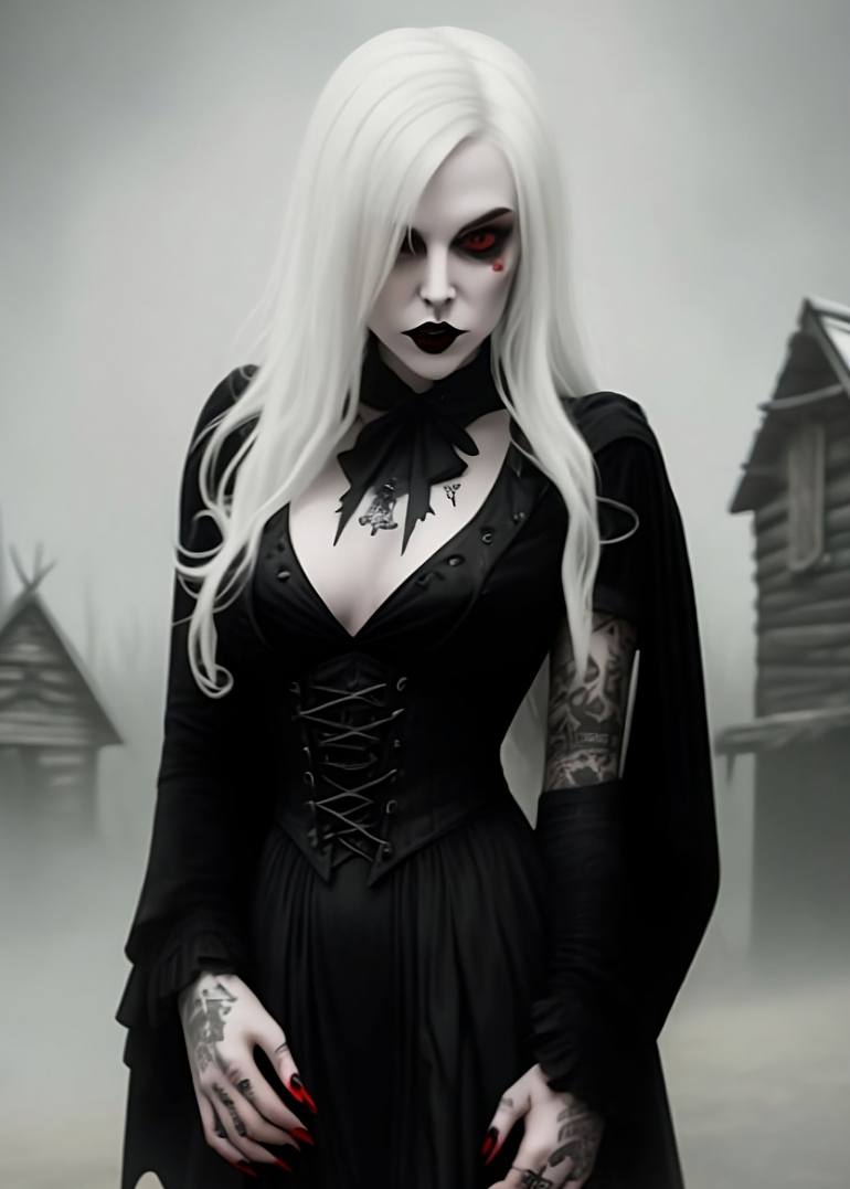 Vallanka vampiress girl - Print