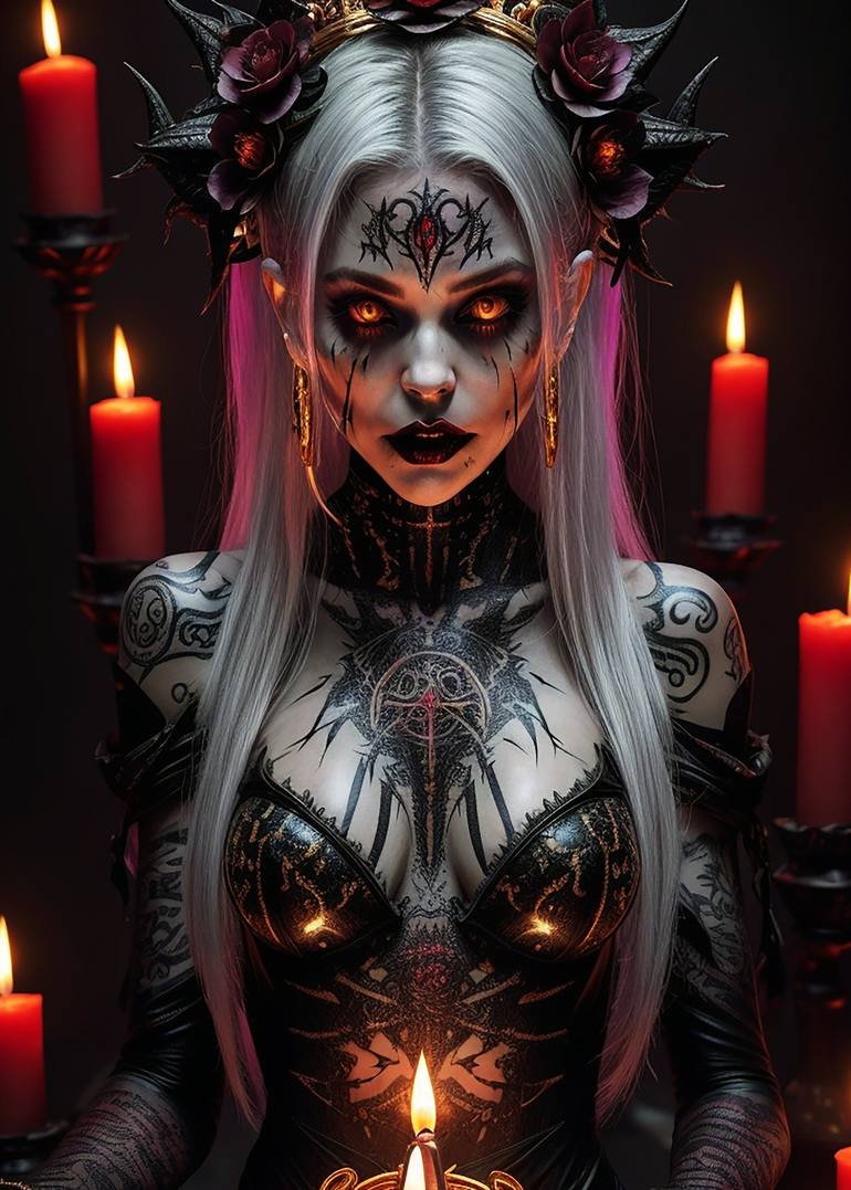Megan satanic evil - Print