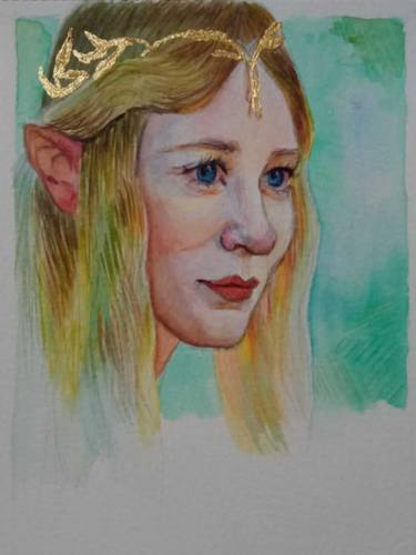 Print of Portraiture Fantasy Paintings by Anna La Fay