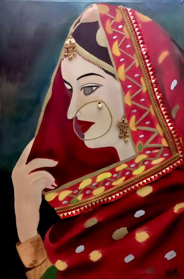 Original Abstract Women Paintings by Laraib Zeeshan