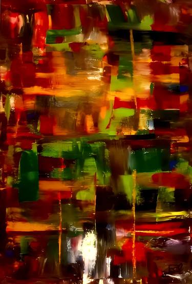 Original Abstract Expressionism Abstract Paintings by Laraib Zeeshan