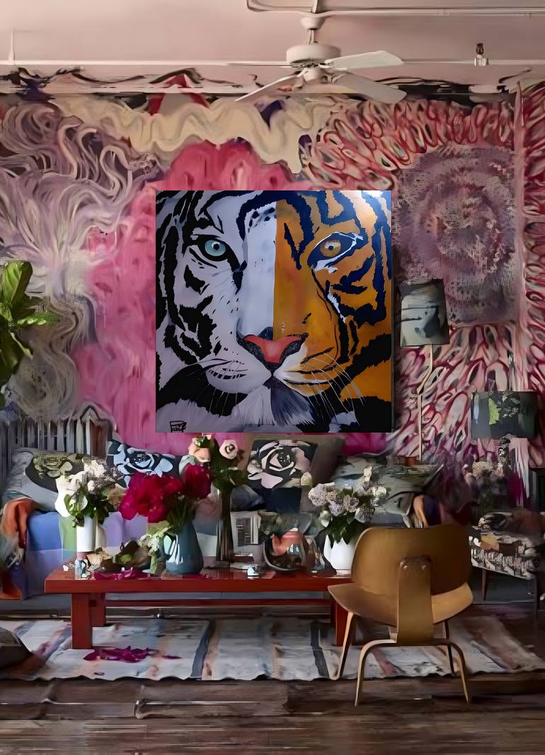 Original Abstract Expressionism Abstract Painting by Laraib Zeeshan