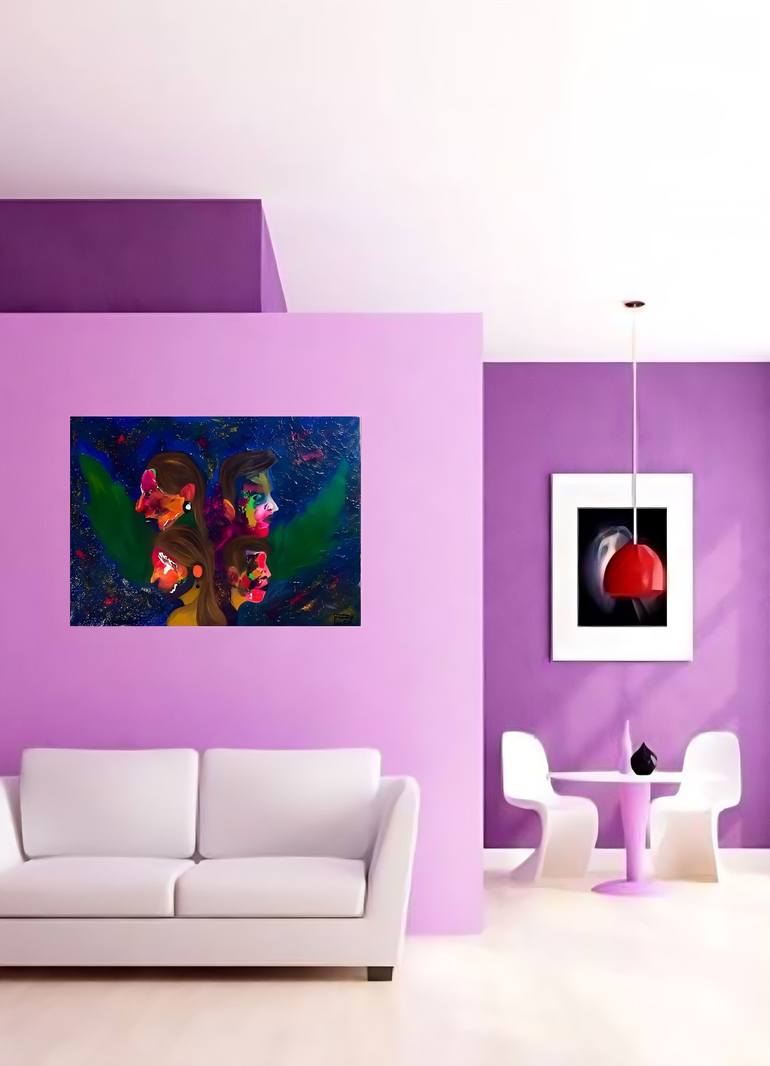 Original Figurative Abstract Painting by Laraib Zeeshan