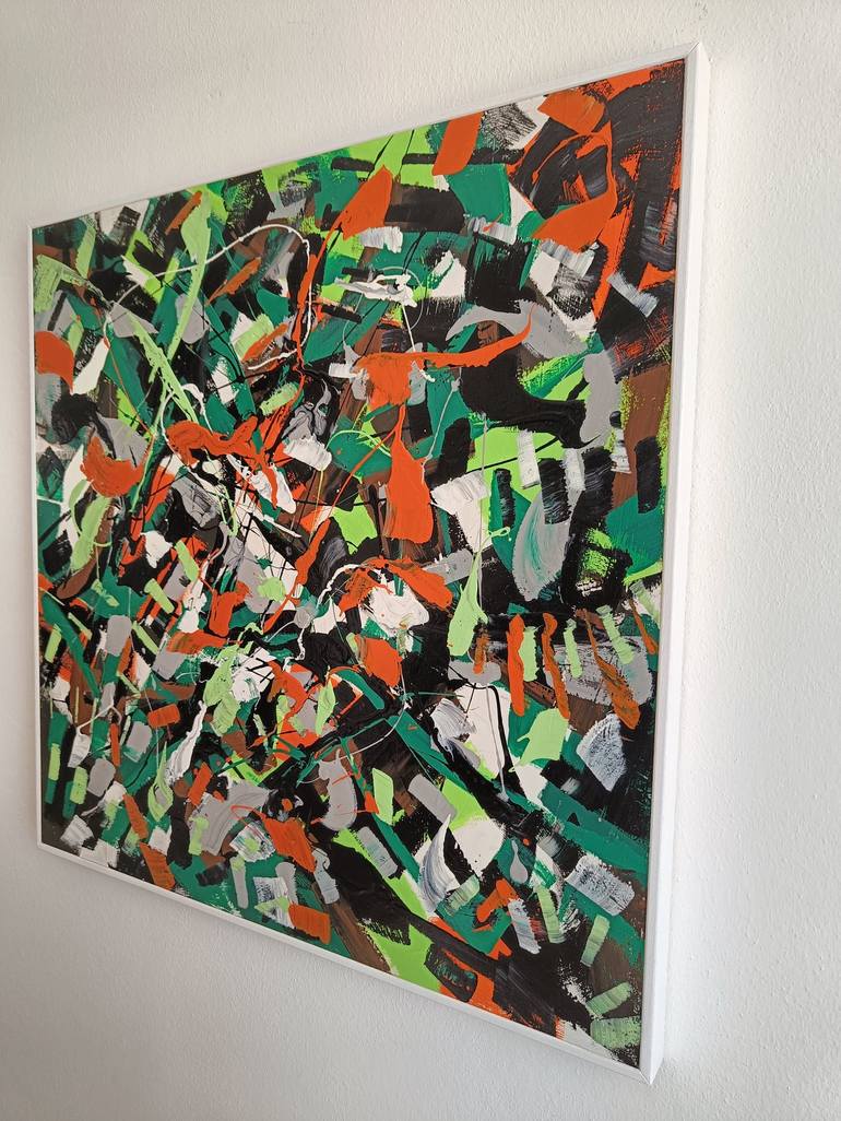 Original Abstract Painting by Renato Parzianello