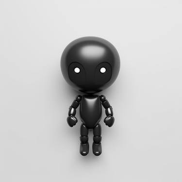 Moon - Unique Robot Artwork - Limited Edition of 8 thumb