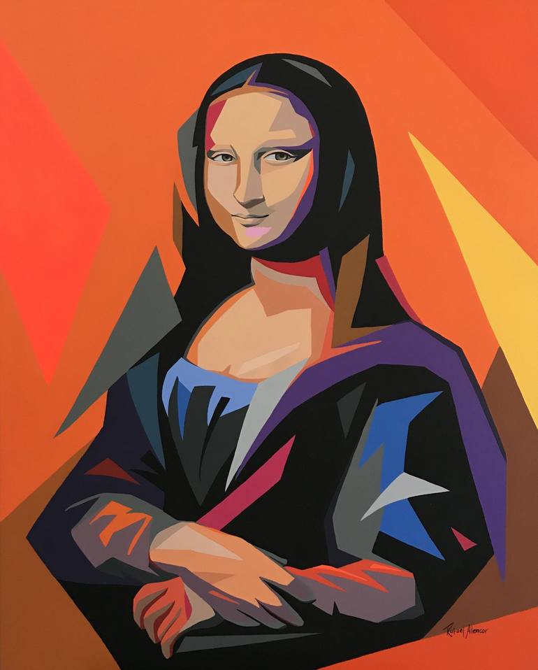 The Monalisa Reimagined | Releitura da Monalisa Painting