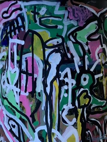 Original Abstract Expressionism Abstract Paintings by Gaillard Cedric