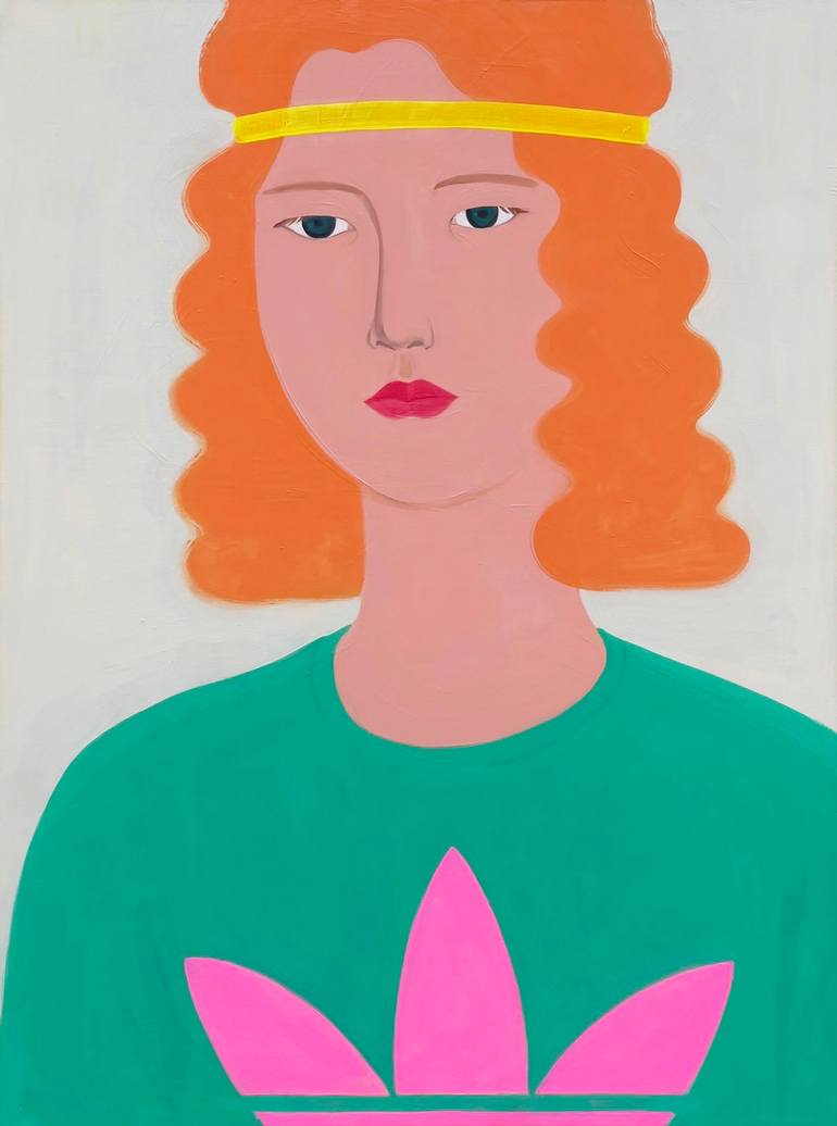 Original People Painting by Tae Jung | Contemporary Art on Canvas | Forever Young #1