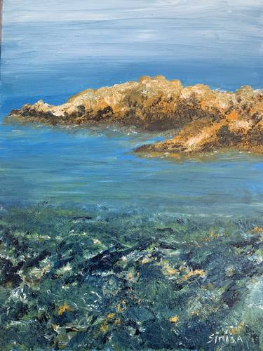 Original Fine Art Beach Paintings by Sinisa Dimitrijevic