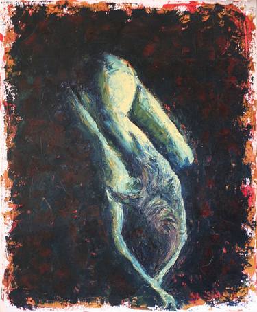 Print of Expressionism Nude Paintings by Yves Portenier