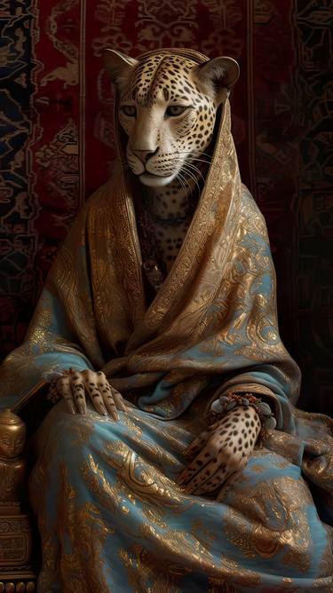 Print of Fine Art Cats Digital by Dakhlallah Oussama
