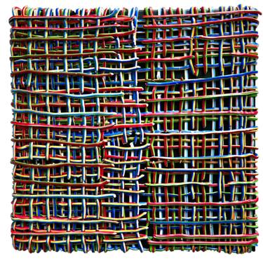 Original Algorithmic Abstract Paintings by Shelly Floyd