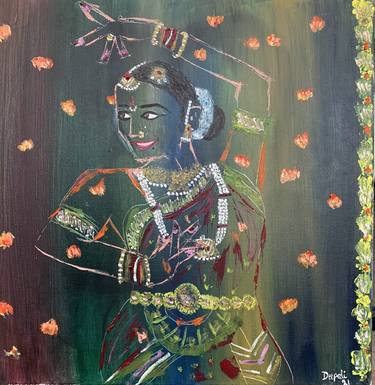 Original Modern Women Paintings by Deepali Bhanushali