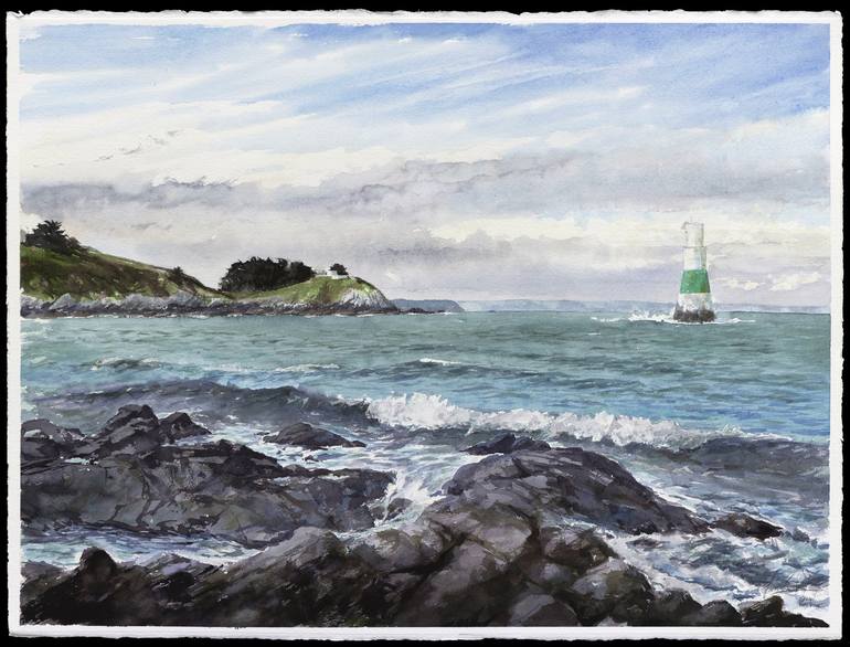 Original Fine Art Seascape Painting by Martin Beresford