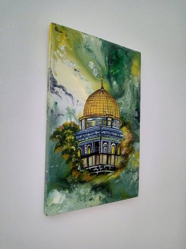 Dome of the rock (Qubbat ul sakhra) Painting thumb