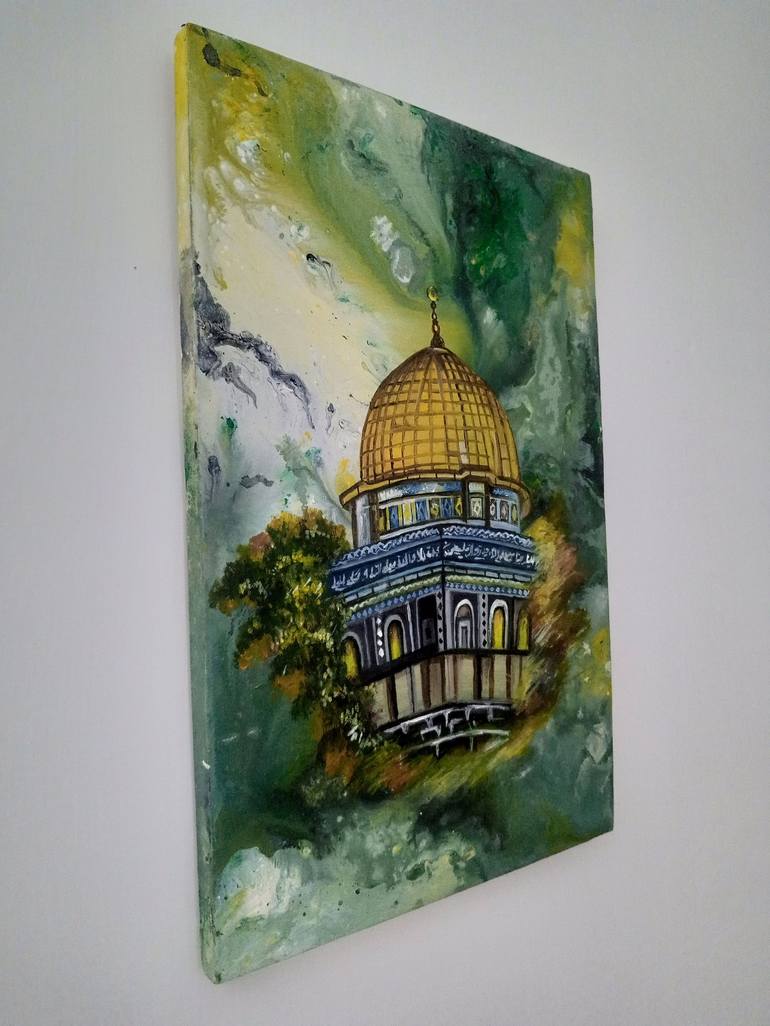 Original Architecture Painting by Tayyba  Amjad hussain