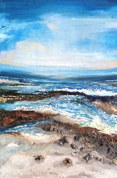 Ocean Abstract landscape painting thumb