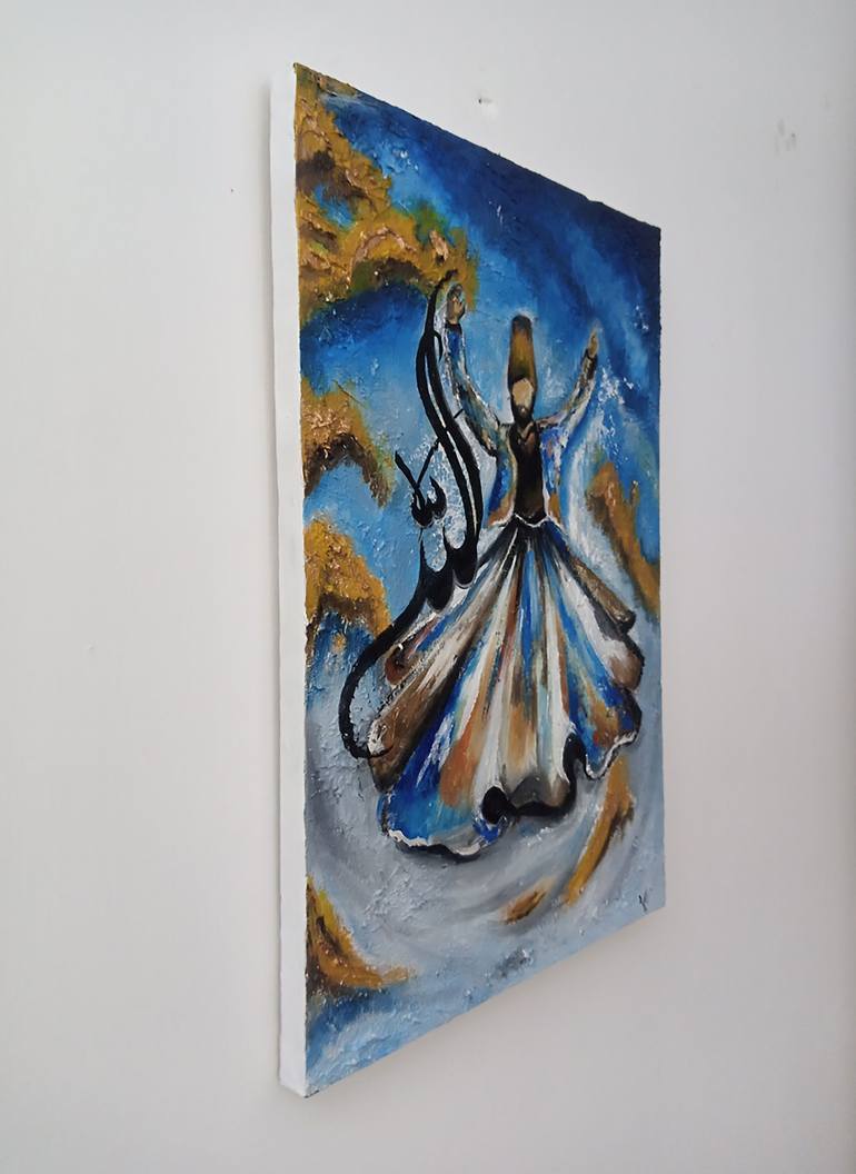 Original Abstract Expressionism Abstract Painting by Tayyba  Amjad Hussain