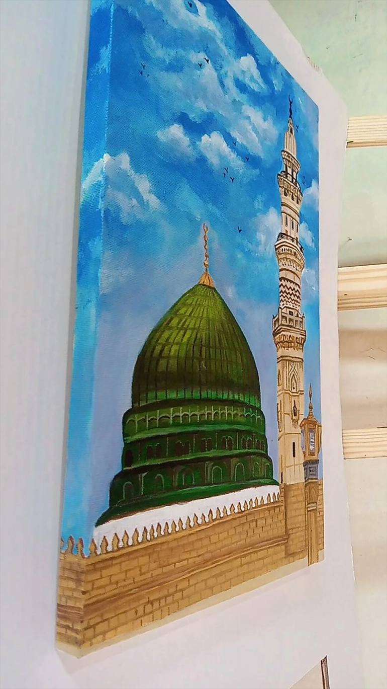 Original Realism Architecture Painting by Tayyba  Amjad Hussain