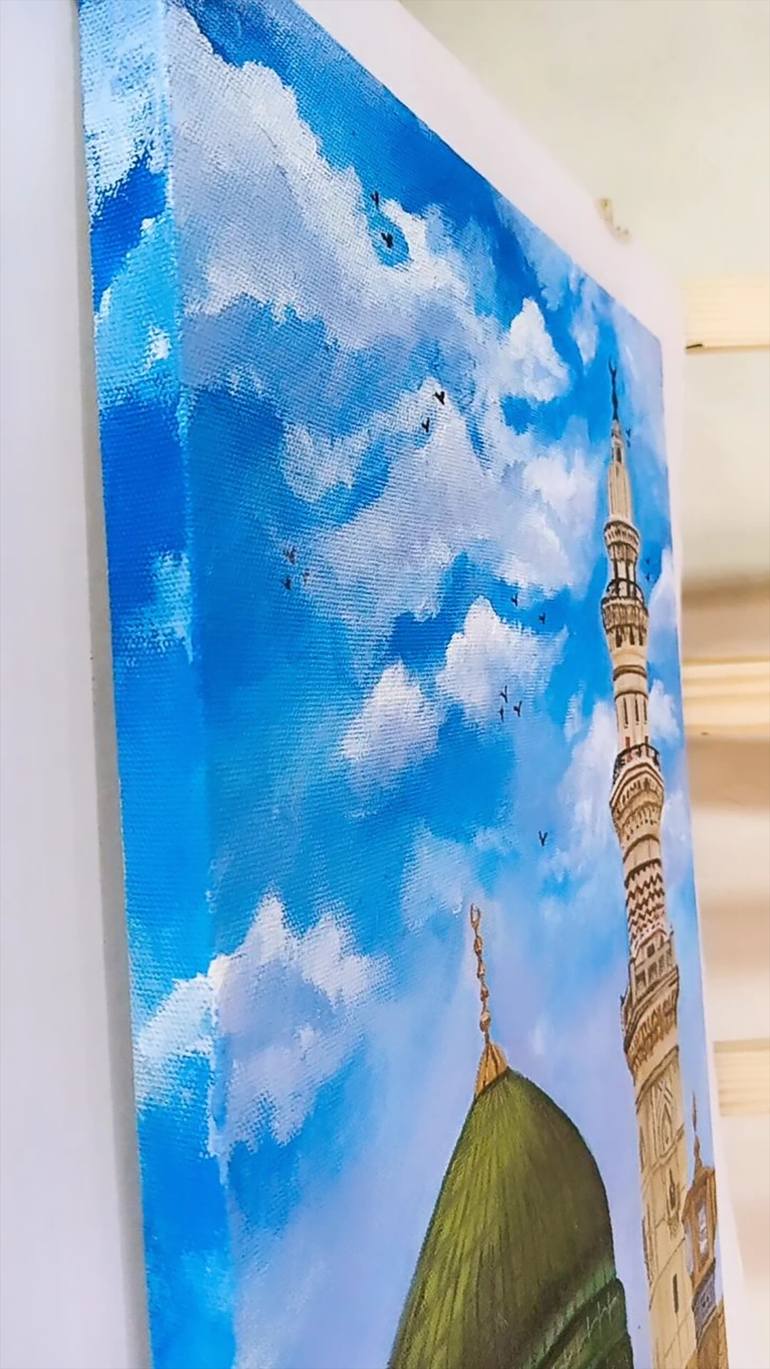 Original Realism Architecture Painting by Tayyba  Amjad Hussain