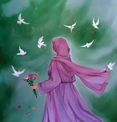 Original Conceptual Women Paintings by Tayyba Amjad hussain