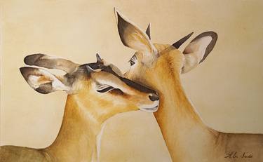 Print of Fine Art Animal Paintings by Abi Naude