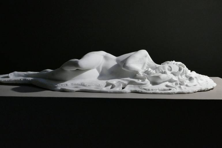 Original Contemporary Nude Sculpture by Victor Oriecuia