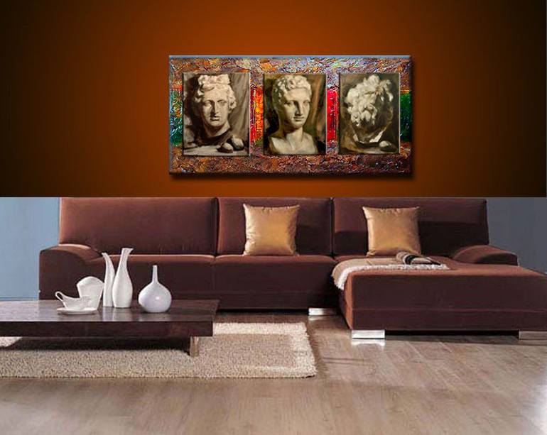 Ancient Greek Mythology. Triptych. Painting by Martha Darts Yuryeva ...