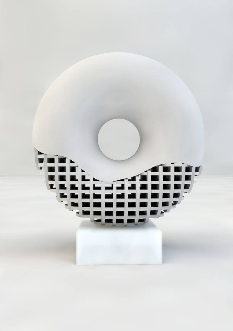 Original Minimalism Geometric Sculpture by Estudio Ambar