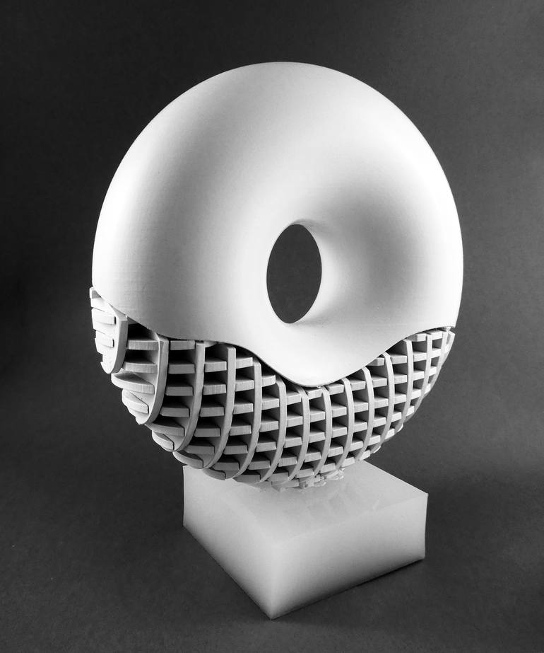 Original Minimalism Geometric Sculpture by Estudio Ambar