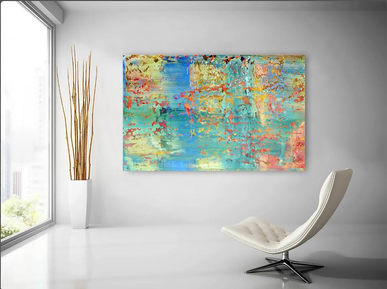 Original Abstract Expressionism Abstract Painting by Estudio Ambar