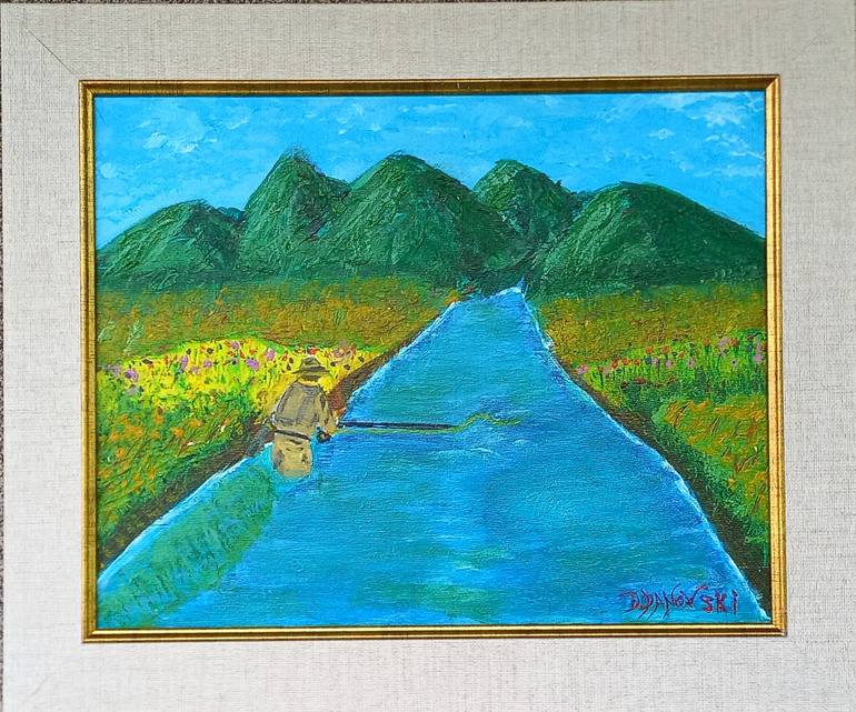 Original Impressionism Nature Painting by Dragan Panovski
