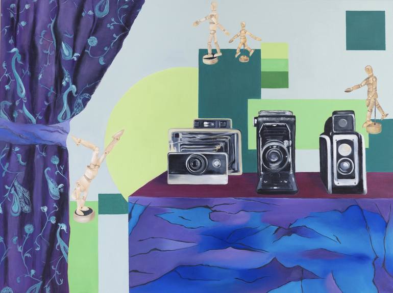 Original Contemporary Abstract Paintings by Izabella Thomas