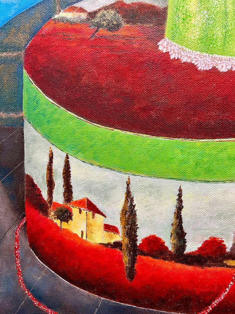 Original Abstract Still Life Painting by Izabella Thomas