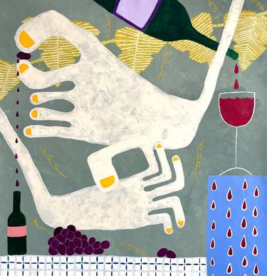 Original Contemporary Food & Drink Painting by Esrin Uesuemues
