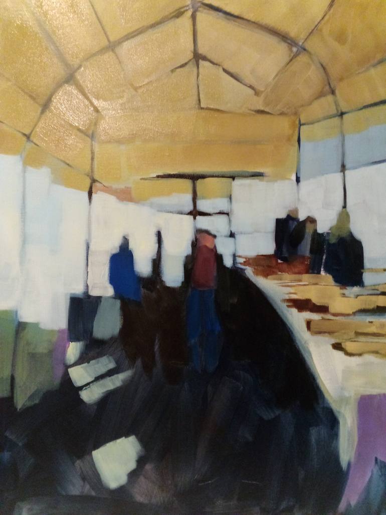 Original Impressionism Landscape Painting by Elizabeth Strouth