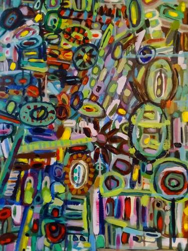 Original Abstract Paintings by Elizabeth Strouth