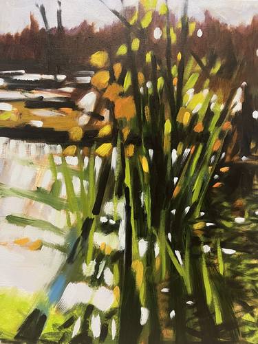 Original Impressionism Landscape Painting by Elizabeth Strouth