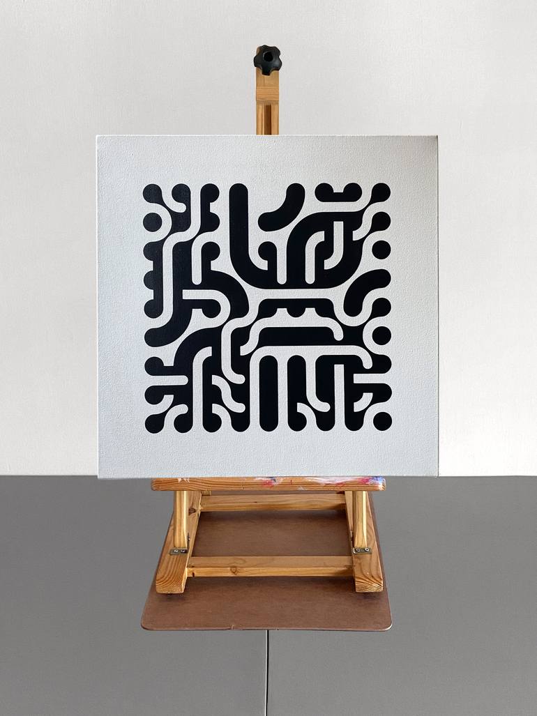 Original Abstract Painting by Fabián Buitrago