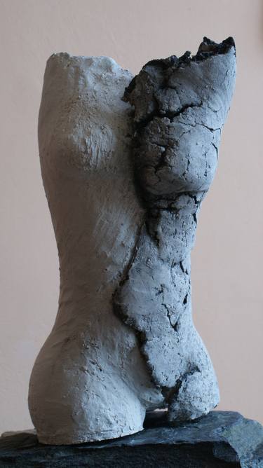 Original Expressionism Nude Sculpture by Maryam Eskandari