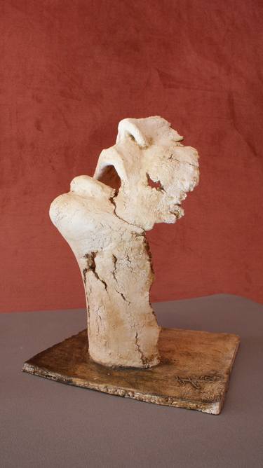 Original Expressionism Nude Sculpture by Maryam Eskandari