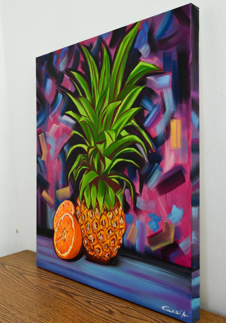 Original Expressionism Food Painting by Olha Yantovska