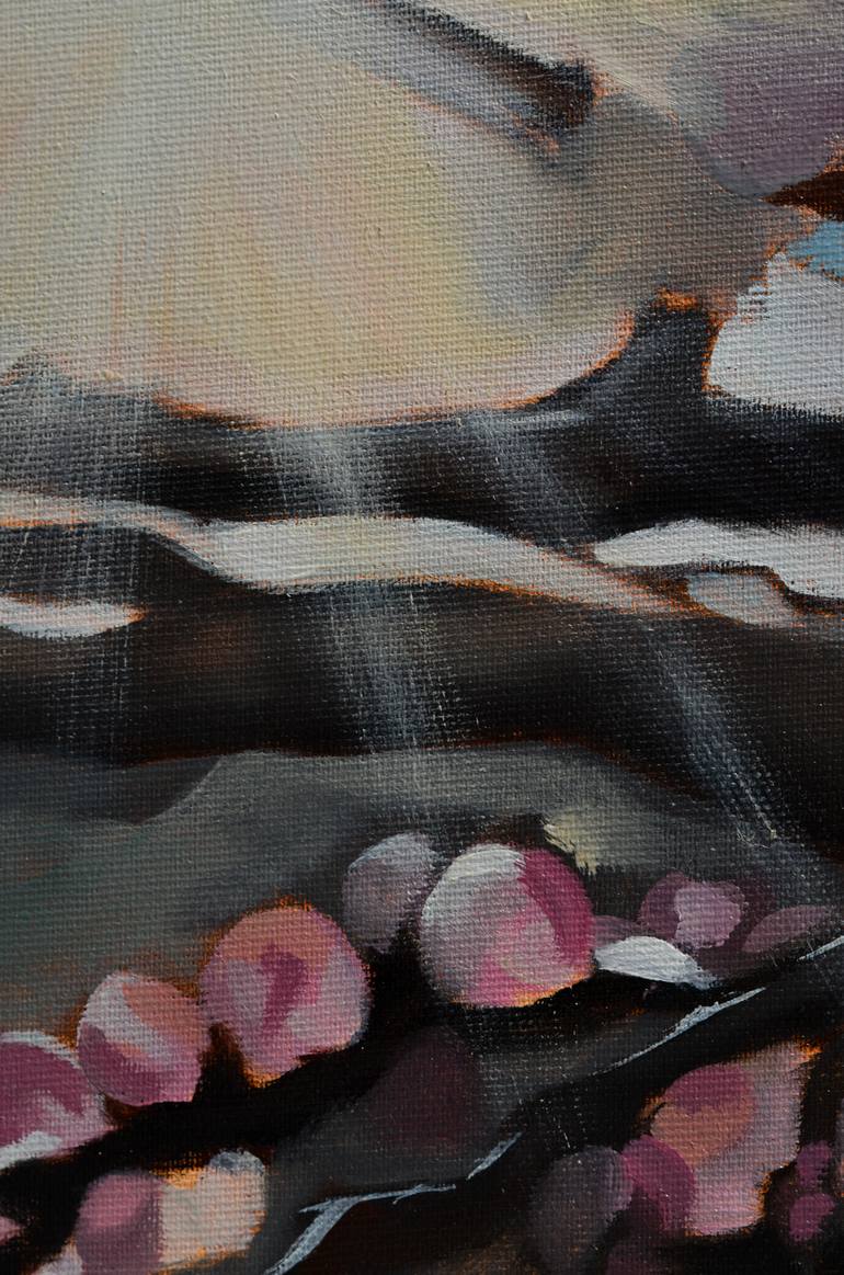 Original Expressionism Botanic Painting by Olha Yantovska