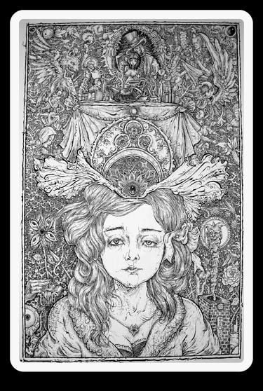 Original Surrealism Fantasy Drawings by Gromyko Semper